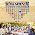thumbnail image 2 of Family Birthday Calendar with Labels, Wooden Wall Hanging Board, Birthday Reminder Plaque, Gifts for Mom, 2 of 4