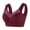 AJ10-Wine, variant on Lumtrix Wirefree Bras For Women Full Coverage No Underwire Everyday Bras Comfortable Seamless Padded Jelly Bras Coffee 40