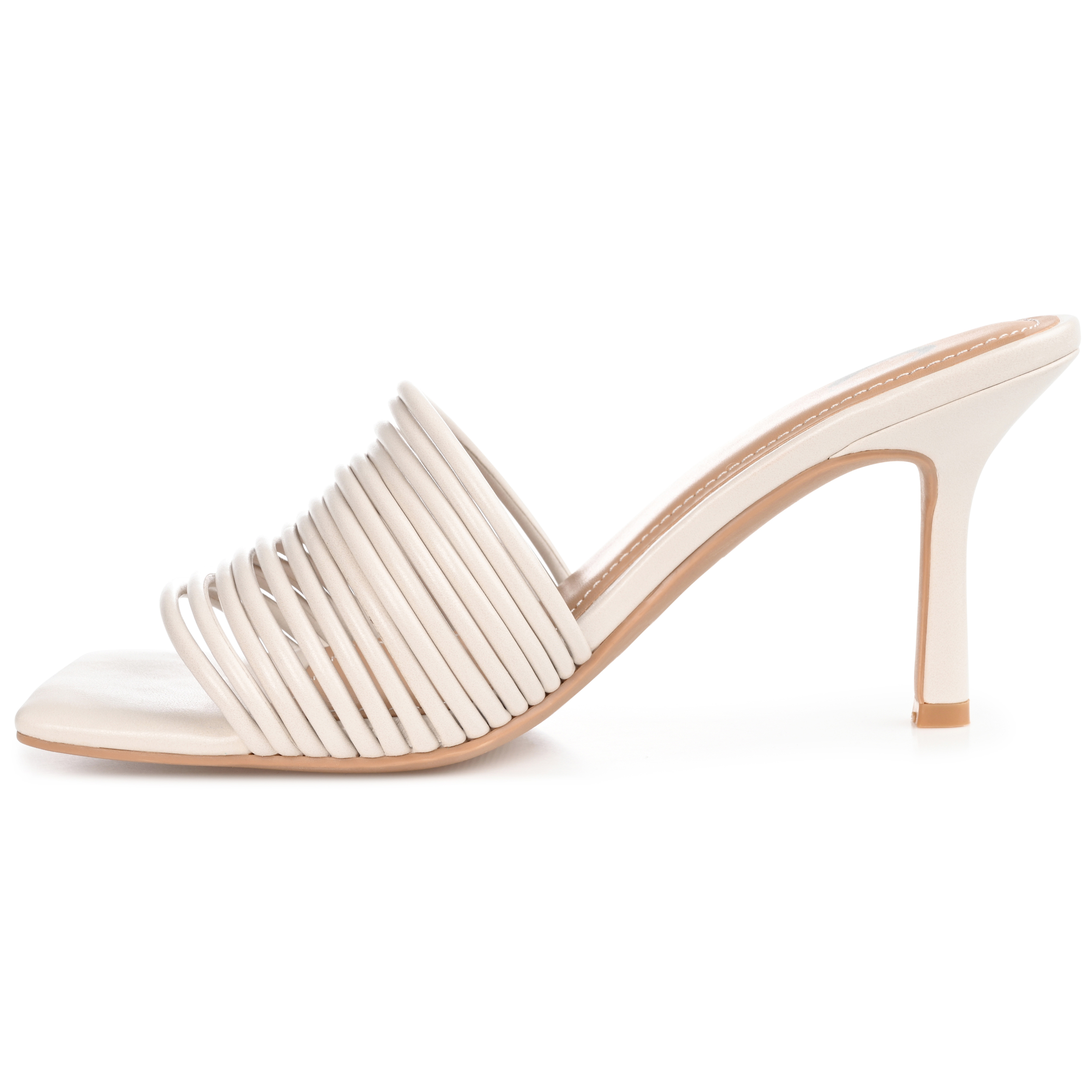 Journee Womens Calliope Open Toe High Stiletto Sandals
