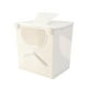 thumbnail image 2 of Caja nido para cría de aves, jaula para periquitos, fácil de limpiar, caja multiusos para apareamiento de aves. Blanco, 2 of 9