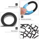 thumbnail image 2 of unbranded 20Ud Sticker 3D Adhesivo Negro Para Con Textura Metallic Resistente, 2 of 7
