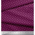 thumbnail image 3 of Soimoi Pink polyester Crepe Fabric Anchor Hook & Small Country Flag Print Fabric by the Yard 52 Inch Wide, 3 of 3
