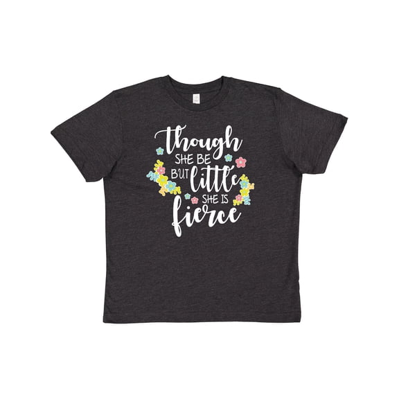 Inktastic Though She Be but Little She is Fierce Shakespeare Youth T-Shirt