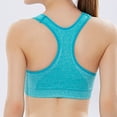 thumbnail image 4 of Clothes Idoravan Sports Bras for Women Clearance Traceless Sports Bra with A Beautiful Back Yoga Sleep Fitness Style Underwear Bra Green M, 4 of 6