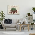 thumbnail image 2 of The Stupell Home Decor Collection Merry Christmas Tree Wagon Stretched Canvas Wall Art, 2 of 5