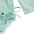 thumbnail image 4 of Gubotare Baby Swim Girls Long-Sleeved One-Piece Swimsuit Summer Swimwear with Zipper Swimming Suits UPF 50+ Sun Protection 3 6 Months (Light Green,3-6 Months), 4 of 4