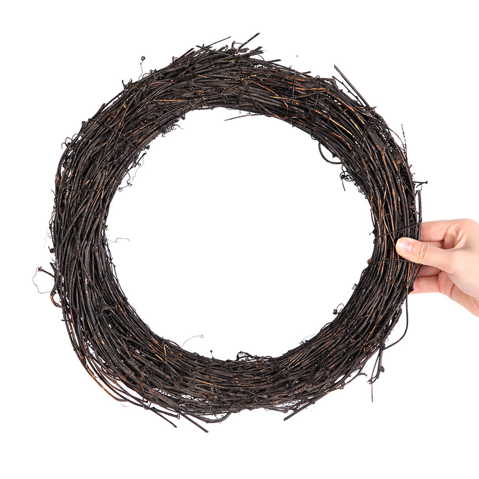 TOPOINT Large Natural Grapevine Wreathes Vine Branch Wreath Rattan