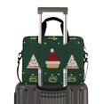 thumbnail image 2 of FORMRS 16" Laptop Bag Carrying Sleeve Case with Handle Travel Shoulder Briefcase, Christmas Santa Hats, 2 of 8