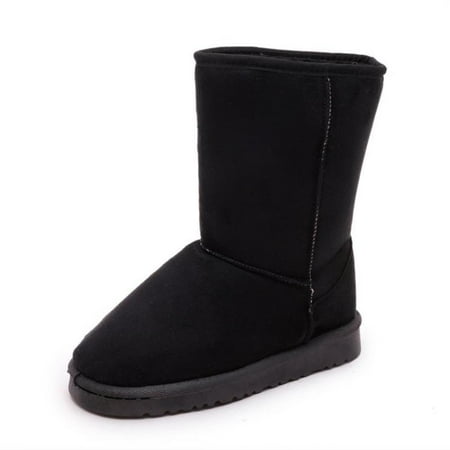 

Women s Classic Mid Calf Suede Leather Faux Fur Lined Snow Boots Winter Thermal Snow Boots Women s Footwear