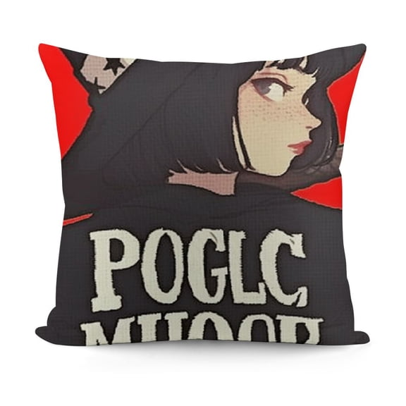 Halloween Decorative Pillow Cases Black White Linen Square Throw Pillows Fall for Room Porch