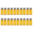 thumbnail image 1 of 20 piezas de botellas de vacías ampollas envases de cosméticos esenciales - marrón, 10ml Zulema Viales sellados estériles, 1 of 8