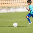 thumbnail image 3 of Balón de fútbol blanco Balones de fútbol para niños Juguete de bricolaje Balón de fútbol juvenil de 18 CM Pelota pintable para juegos Práctica de entrenamiento Donación de caridad Actividades para ni, 3 of 4