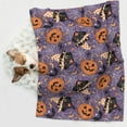 thumbnail image 6 of Rocae Vintage Halloween Black Cat for Pet Blanket Dog Blanket Cat Blanket Soft Sleep for Small Medium Pet-Large, 6 of 8