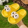 thumbnail image 5 of HCNTES Children Spring Summer Play Sandals Soft Comfortable Non-Slip Slides for Kids Indoor Outdoor Pool Beach Fun(Z01-Yellow,1), 5 of 6