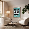 thumbnail image 5 of Retro Laundry Sign - Turquoise, Black and White - Digital Art Modern Art Pop Art Abstract Typography Humor Unframed Wall Art Print 20 x 30 inches, 5 of 69