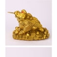 thumbnail image 3 of Nvzi Rana del dinero Feng Shui, decoración de sapo de la suerte para atraer la riqueza, 3.9*3.9*3.2 pulgadas, 3 of 4