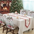 thumbnail image 4 of Christmas Truck Chair Covers Set of 1 Xmas Cute Snowman Tree Balls Gifts Winter Snowflakes Grey Chair Back Covers Stretch Removable Washable Slipcovers Protector for Dining Room Kitchen Party Decor, 4 of 5