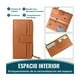 thumbnail image 4 of Cartera Larga De Cuero Para Mujer, 4 of 5
