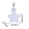 thumbnail image 3 of Luz nocturna LED portátil en forma de corazón, lámpara colgante recargable por USB, ideal para el bolso, acampadas, senderismo y paseos, 3 of 4