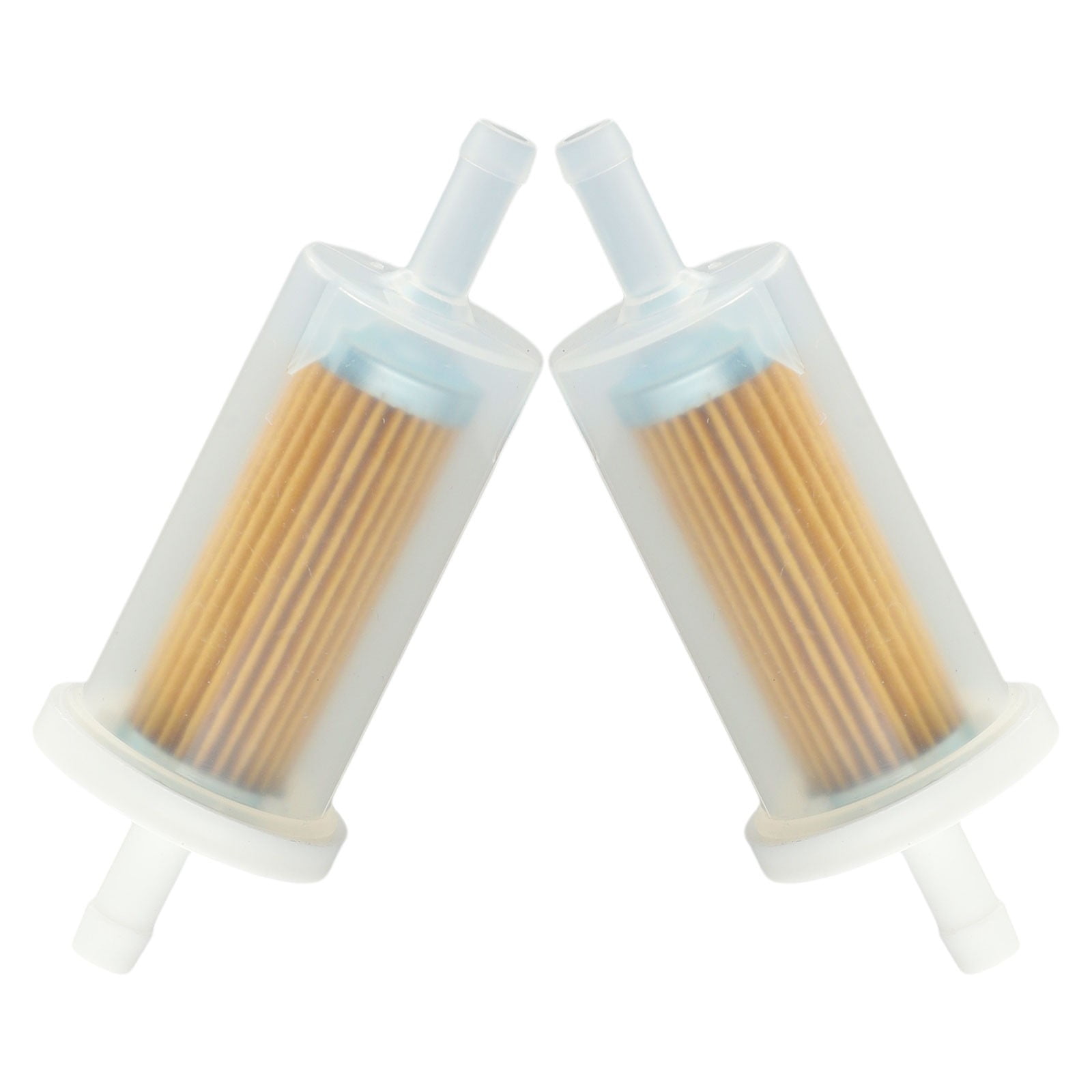 Wuweikeji 9 pack 1/4\" Inline Fuel Filter for Lawn Mower Tractor - Fits 695666 691035 845125 Models-Craftsman Troy Bilt