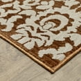 thumbnail image 2 of Oriental Weavers Intrigue Area Rug INT02 Traditional Rust Medallion Floral 3'10" X 5' 5" Rectangle, 2 of 5