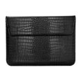 thumbnail image 1 of Funda para portátil MOSISO de piel sintética con grano de cocodrilo de 13,3 pulgadas, color negro, 1 of 7