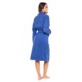 thumbnail image 4 of Women Shawl Collar Ladies Bathrobe Terry Cotton Kimono Collar Luxury Spa Robes, 4 of 6