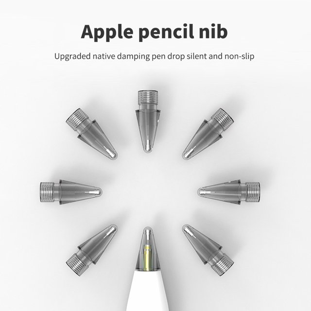 PEN002punta transparente para Apple Pencil Gen 1 12 lápiz Stylus puntas de Likrtyny repuesto duradero y sensible para Apple 1st 2nd Gen