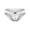 White, variant on Xtremen Men's Microfiber Underwear Style 91258 Black XL