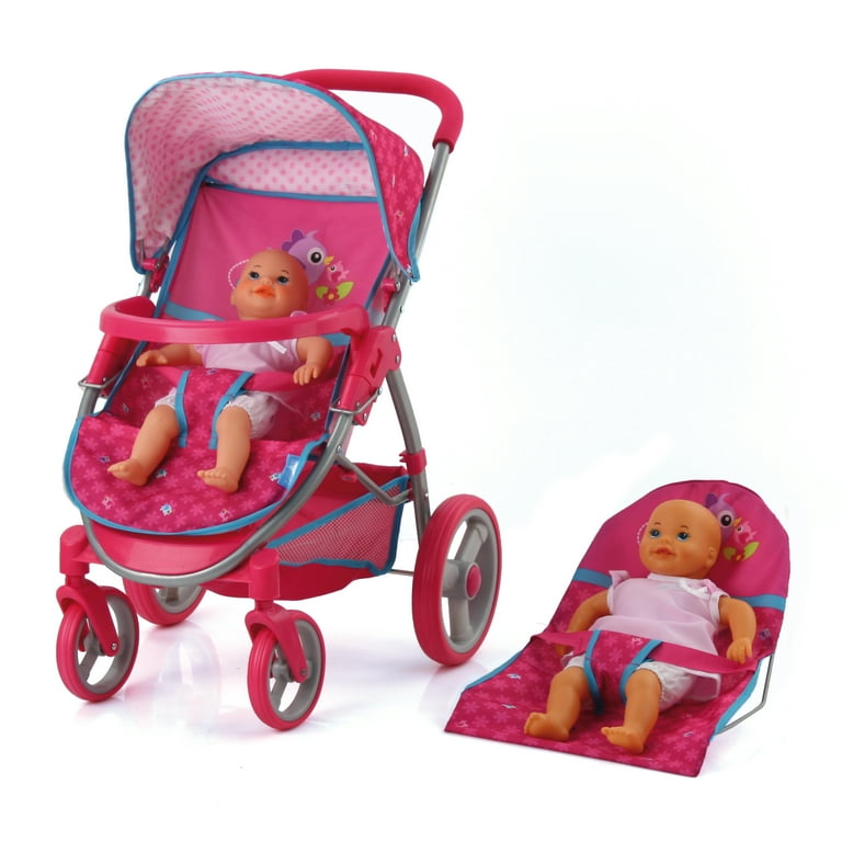Birdie Malibu Doll Twin Stroller Walmart