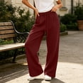 thumbnail image 2 of Tumotour Plus Size Sweatpants for Women'S Elastic High Waist Wide-Leg Pants Drawstring Loose Athletic Workout Running Joggers with Pocket, 2 of 7