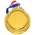 thumbnail image 3 of Medalla Ganadores Metal Dorado 5 2 Cm para Competiciones Carreras Fiestas (Oro), 3 of 7