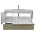 thumbnail image 4 of Nameeks ACF ANS34-Larch Canapa New Space 40" Wall Mounted Single Basin Vanity Set - Larch, 4 of 7