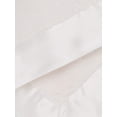 thumbnail image 2 of Manta para bebé Little Giraffe Luxe con ribete satinado, 43 x 43 cm, color crema, 2 of 4