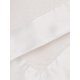 thumbnail image 2 of Manta para bebé Little Giraffe Luxe con ribete satinado, 43 x 43 cm, color crema, 2 of 4