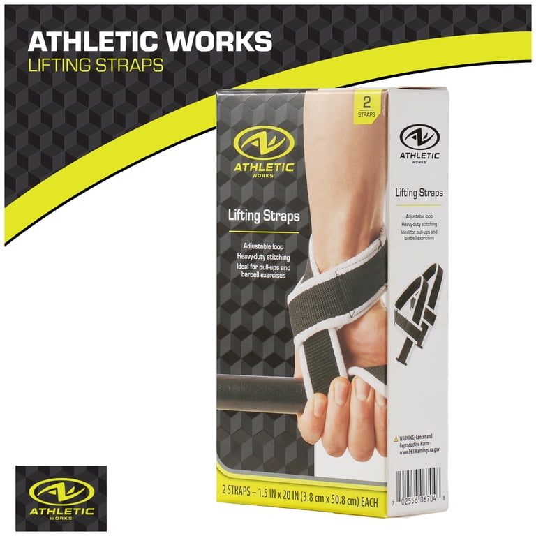 Athletic Works Weight Lifting Training Straps, Pair photo 2