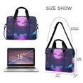 thumbnail image 3 of FORMRS 16" Laptop Bag Carrying Sleeve Case with Handle Travel Shoulder Briefcase, Pink Neon Road, 3 of 8