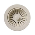 thumbnail image 3 of Whitehaus RNW50L-W 3 1/2" Basket strainer for deep Fireclay application - White, 3 of 3