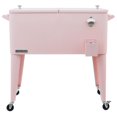 thumbnail image 1 of Permasteel Patio Cooler 80 Qt, 110 Cans - Pink, 1 of 8