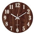 thumbnail image 2 of Reloj de pared luminoso de moderno 12 '' número digital que cuelga el Gloria reloj de pared silencioso sin tictac, 2 of 7