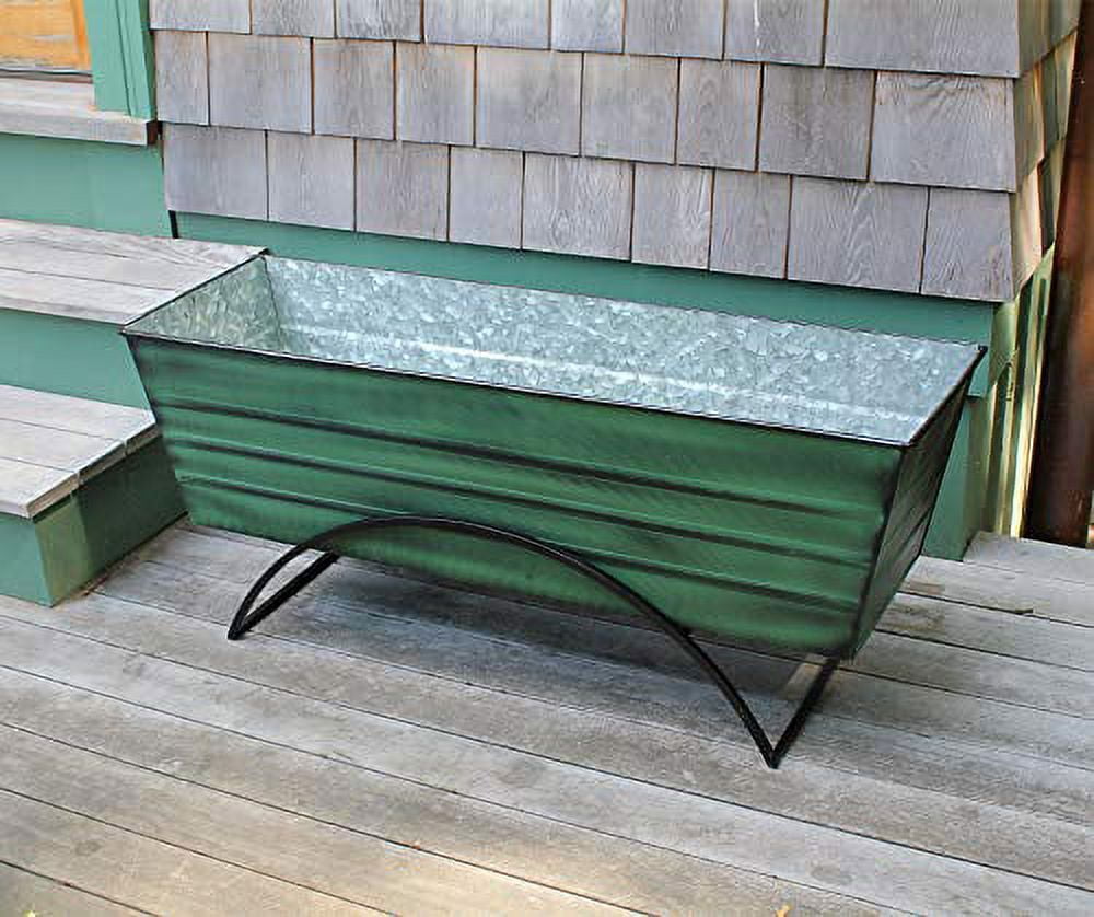 Achla VFB-06-S Odette Stand with Flower Box, Green - Large