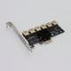thumbnail image 5 of Tarjeta vertical PCI-E 1 a 6 Hub multiplicador USB 3.0 Tarjeta de expansión de minería BTC, 5 of 6