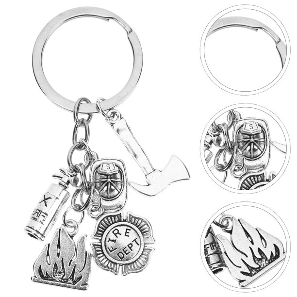 Firefighter keychain sales