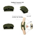 thumbnail image 2 of 150-Degree Playwood Connector for Tool- Free Furniture Assembly - Military Green, 2 of 4