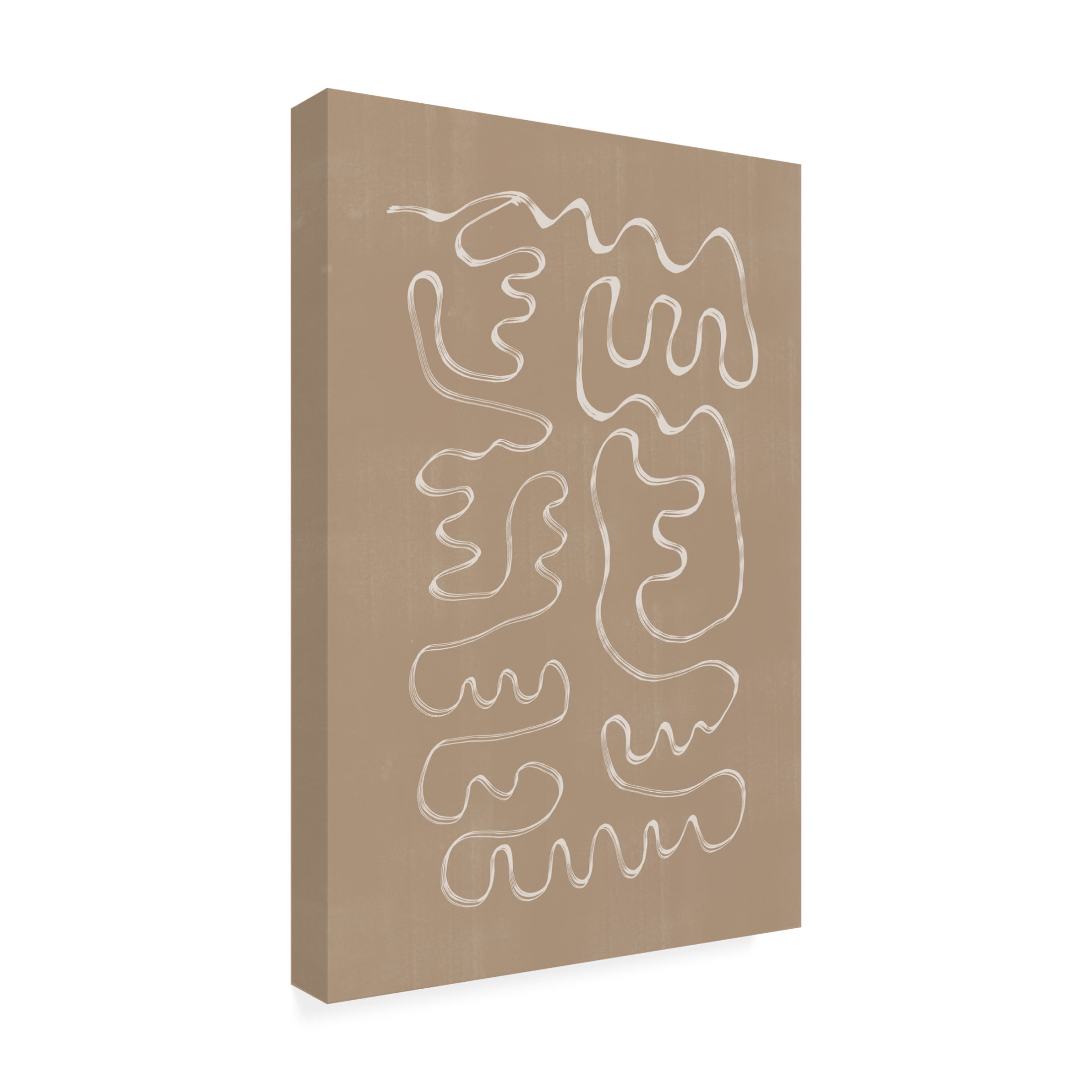 Trademark Fine Art THE MIUUS STUDIO Abstract Lines No1 Canvas Wall Art