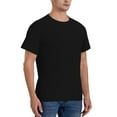 thumbnail image 2 of Vsdgher Black Print Men's Dry Fit Mesh Athletic Shirts Moisture Wicking Tennis T-Shirt Tops, 2 of 9