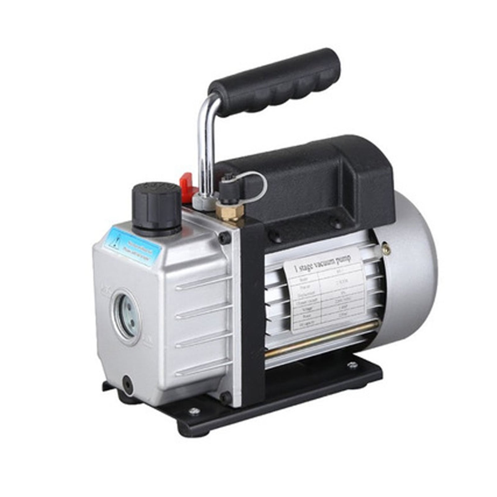 Vacuum Pump,2.5CFM 1/3HP Single Stage Vacuum Pump Air Conditioning Refrigeration Vacuum Pump