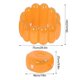 thumbnail image 2 of Inflatable Sofa Chair Portable Outdoor Blow Up Couch Seat Transparent Candy Color for Home Living Room Bedroom Casual Orange 26s, 2 of 5
