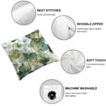 thumbnail image 4 of Acheng Eucalyptus Leaf Pillow Covers Set of 2 Watercolor Pillow Sage Green Leaf Pillow Covers Gold Leaves Modern Throw Pillows Cover Decor Gifts for Bed Couch Sofa Living Room White, 4 of 6