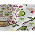 thumbnail image 4 of Ambesonne Fruits Quilted Bedspread Set 3 Pcs, Watercolor Pear, King Size, Peach Lime Green Red, 4 of 5